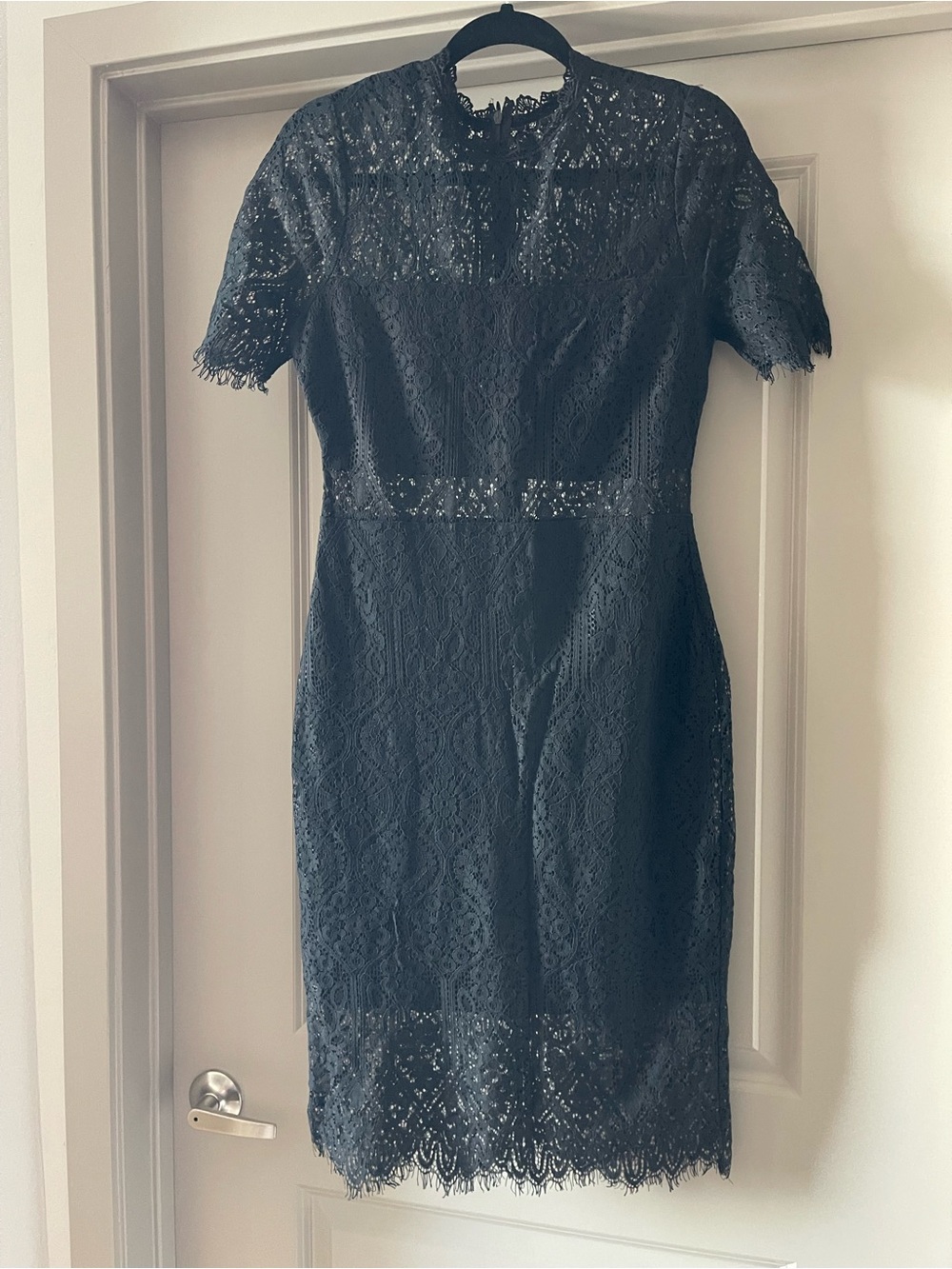 Lulu's Black Lace Dress